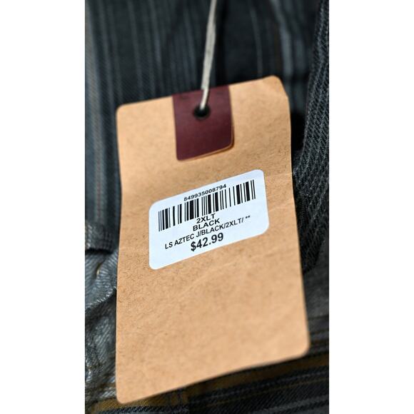 Lot of 2 Men's Long Sleeve Button Down Shirts Ariat/Red Head Ranch XXL/2XLT - Picture 10 of 12